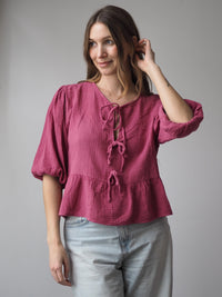 MUSSELIN BLUSE | MAILA