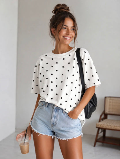 DOT OVERSIZE SHIRT