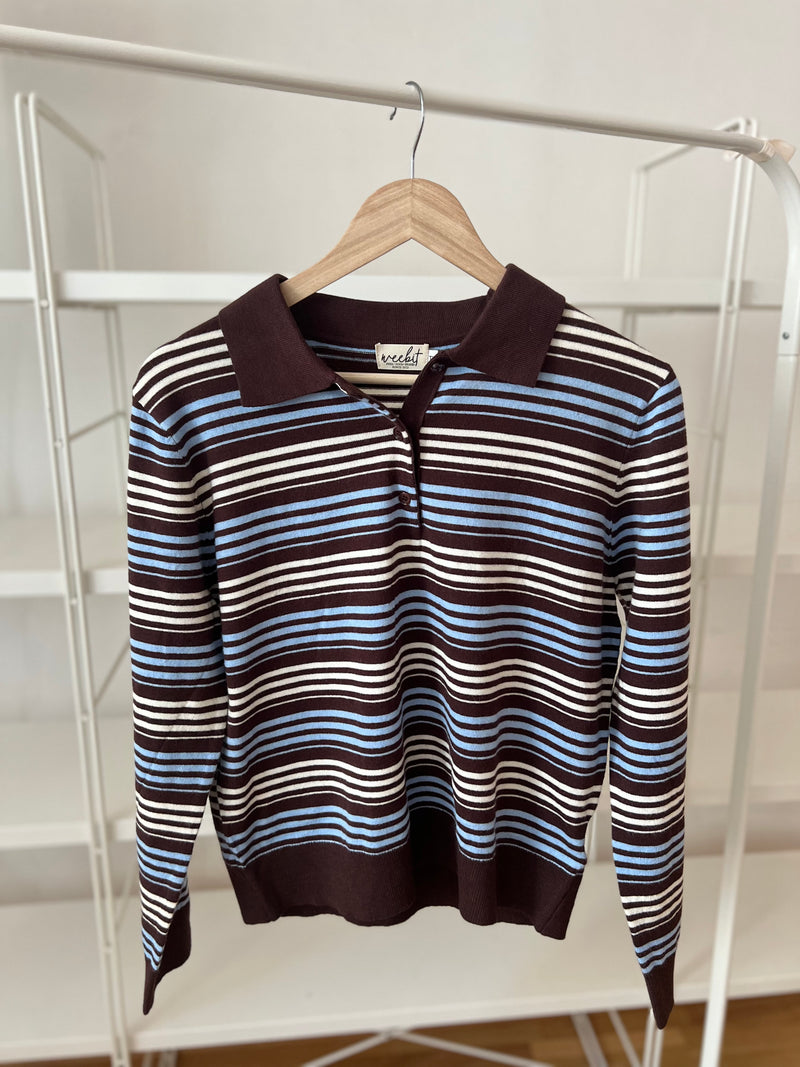 RETRO POLO KNIT