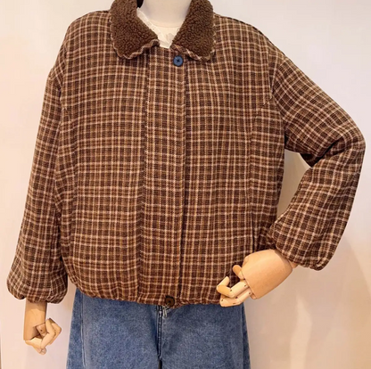 Cozy Check Wendejacke