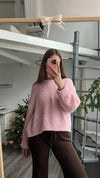 WEICHER BOUCLÉ PULLOVER | MIT ÄRMELUMSCHLAG