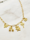 HALSKETTE | GOLD | CHARMS | CUTE