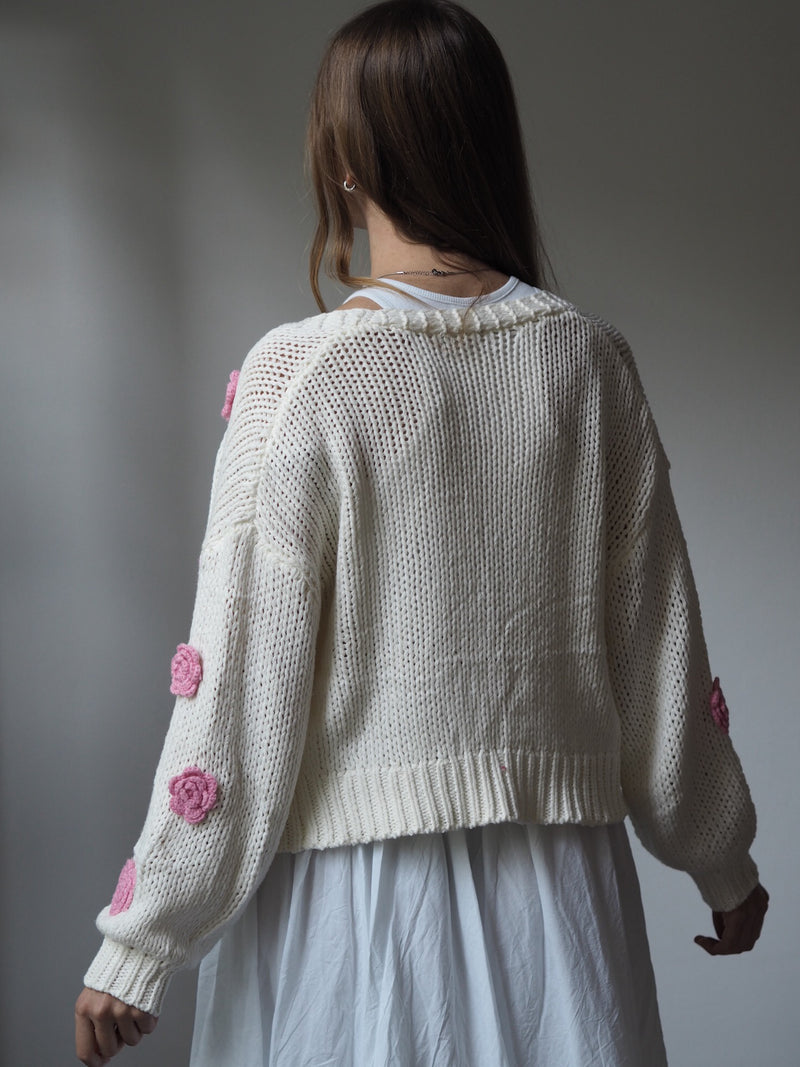 CARDIGAN | BLOSSOM KNIT | ROSES