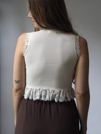 SOMMER TOP MIT RÜSCHEN