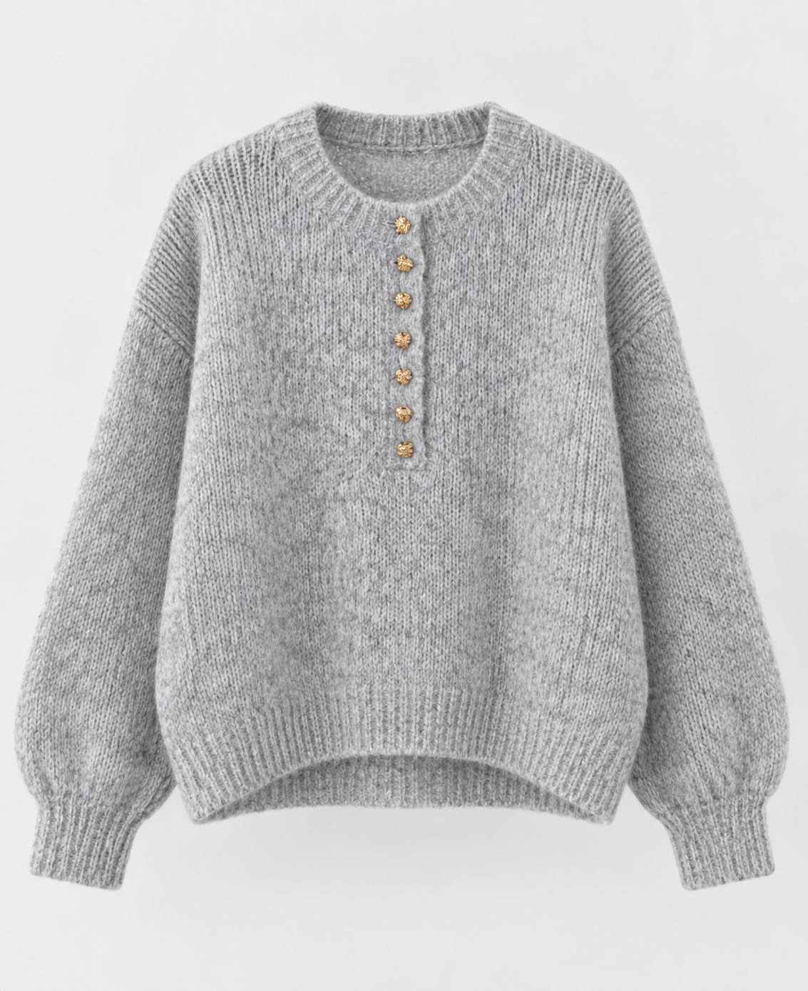 Golden Button Soft Knit