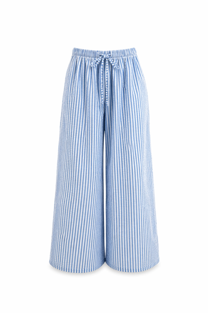 Cotton Stripe Pants