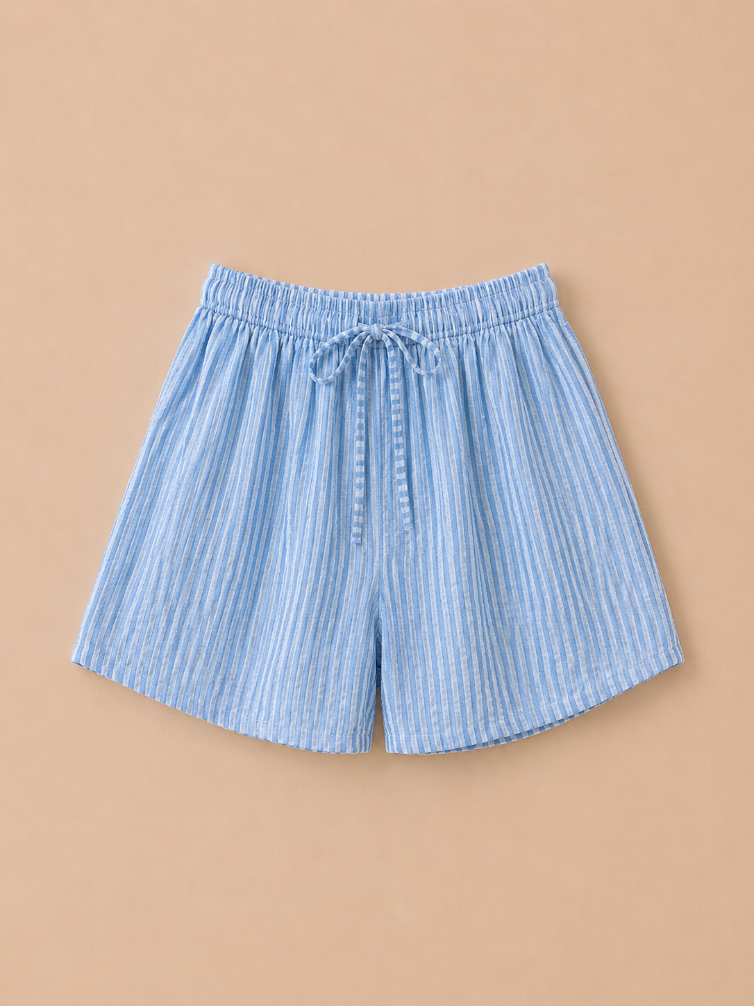 COTTON STRIPE SHORTS