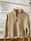 TEDDY HALF-ZIP SWEATER BEIGE