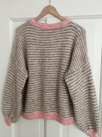 ROSÉ STRIPE PULLOVER