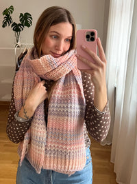 PASTEL CLOUD SCARF