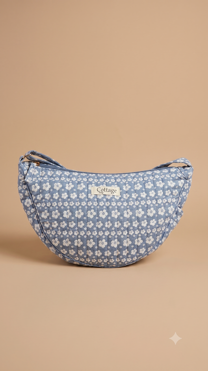 Halfmoon Bag -Little Roses