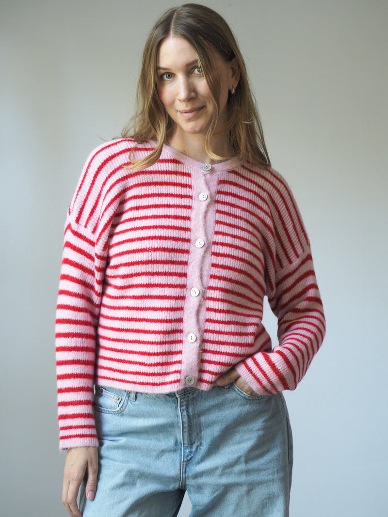 GESTREIFTER SUMMER KNIT CARDIGAN | SOPHIA