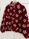 TEDDY HALF-ZIP BLOSSOM SWEATER