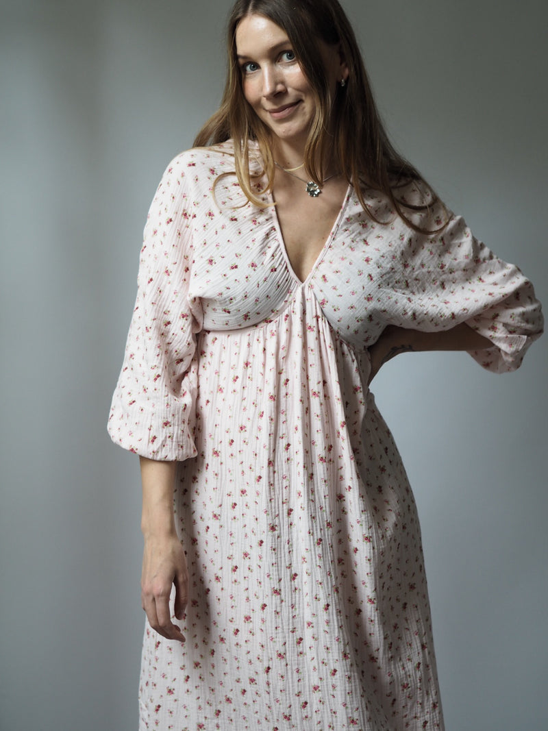 MAXI MUSSELINKLEID | BLOSSOM DREAM