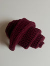 COZY MINI KNIT SCARF - BORDEAUXROT