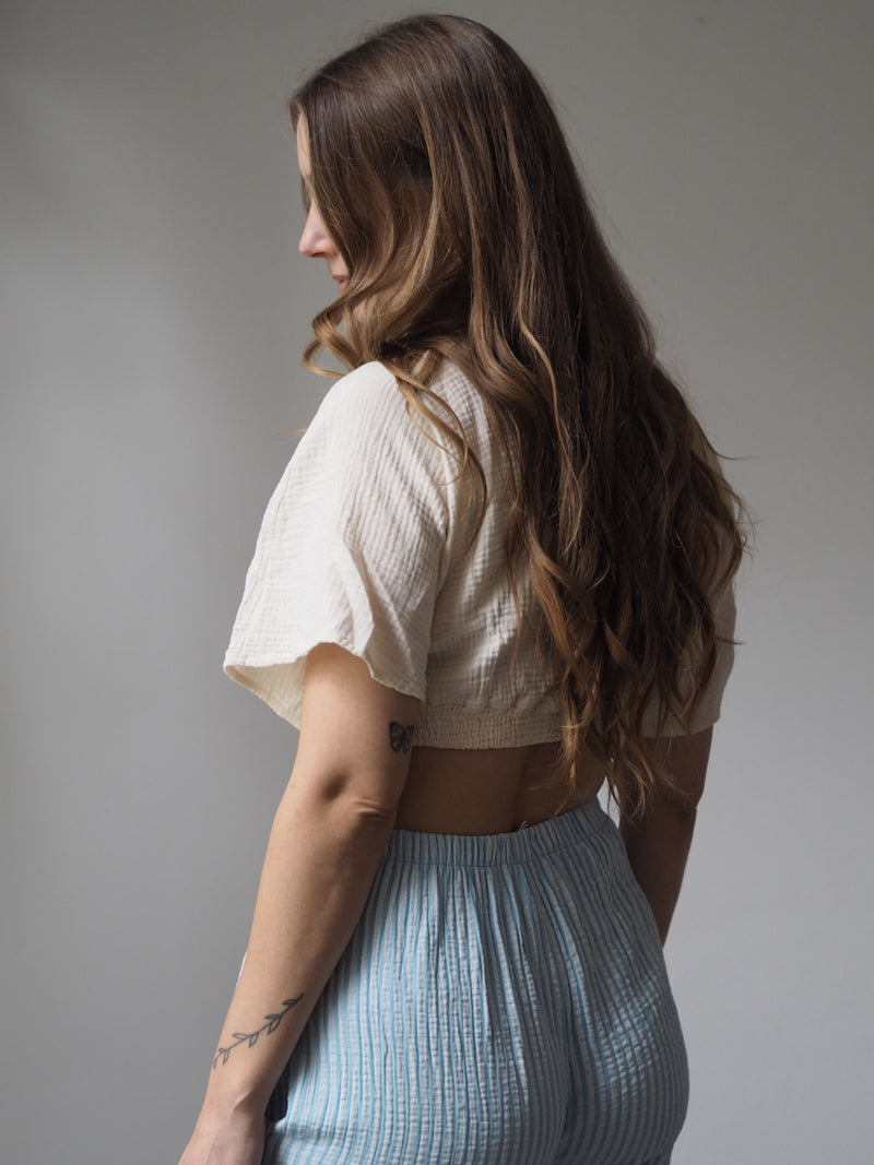 CROP MUSSELIN SHIRT | LISSI
