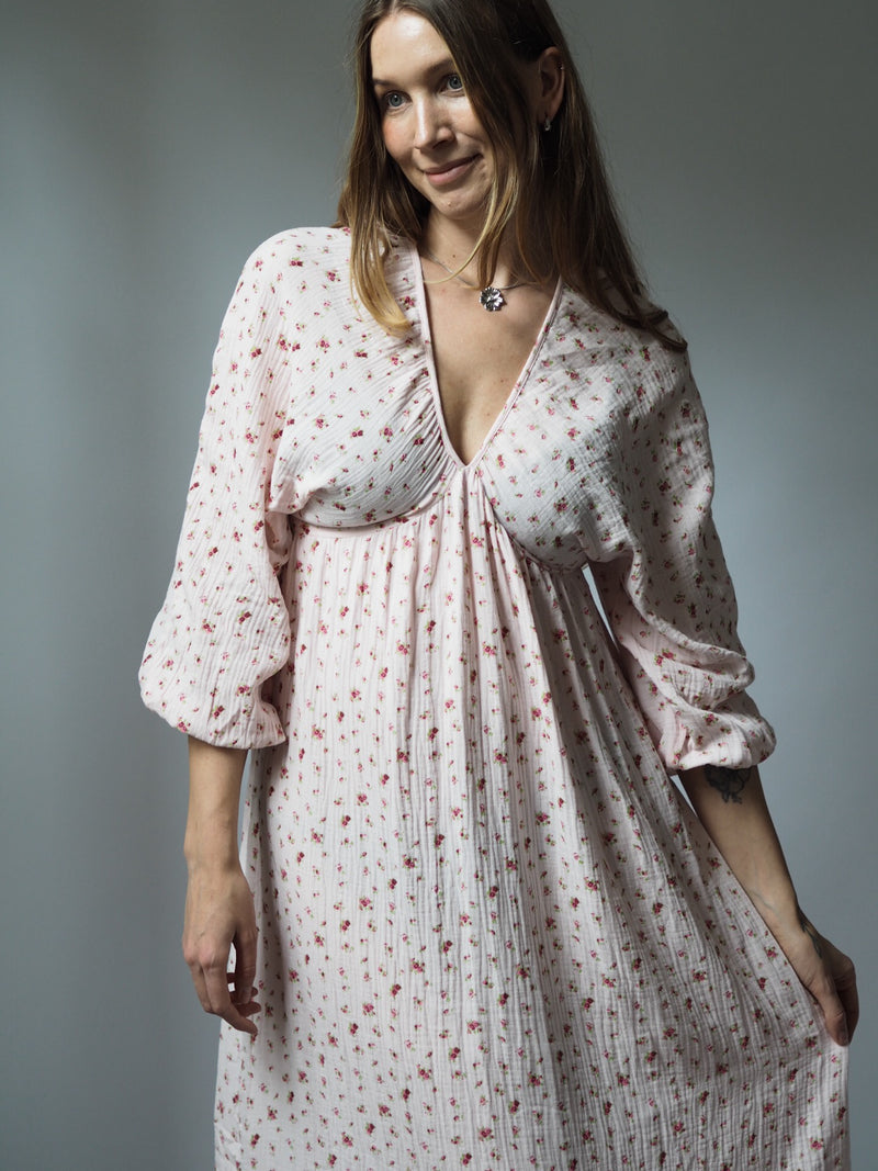 MAXI MUSSELINKLEID | BLOSSOM DREAM