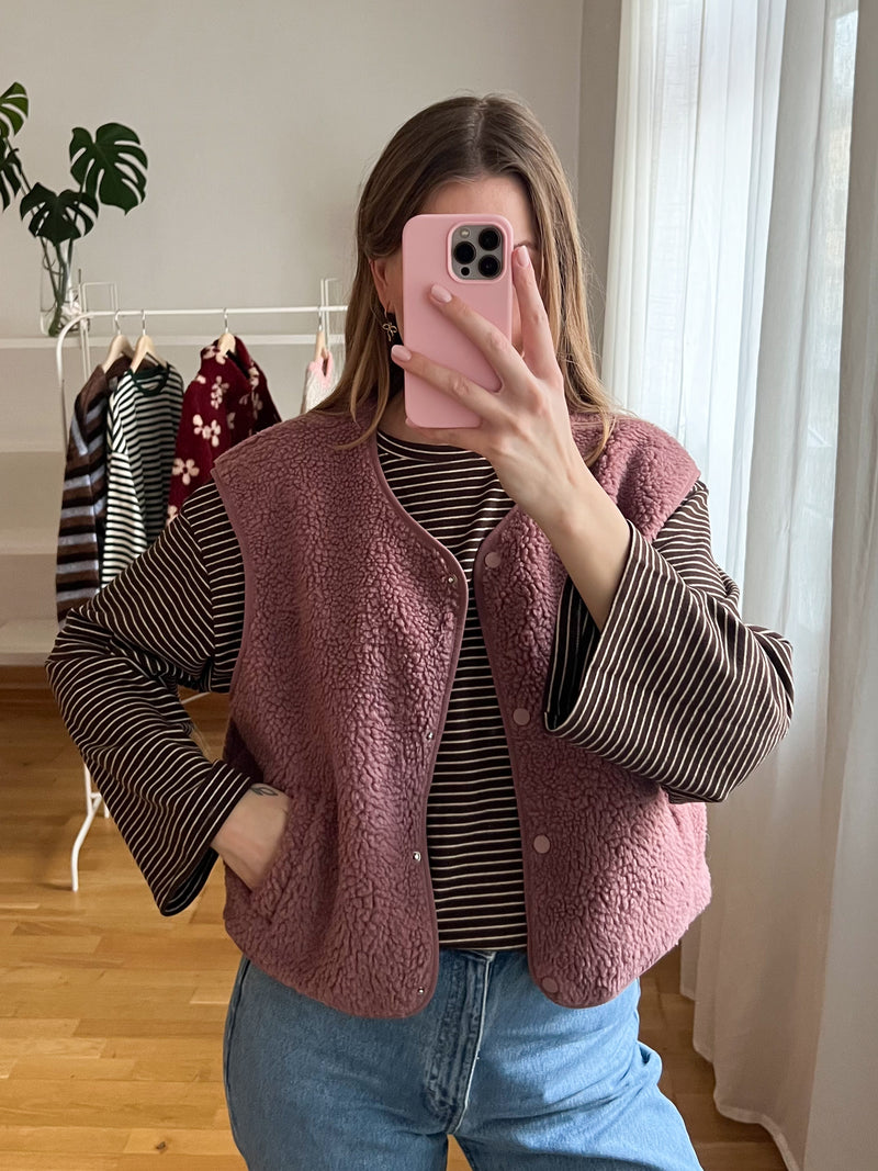 SOFT STRIPES LONGSLEEVE BROWN