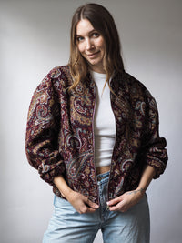 PAISLEY AUTUMN BOMBER