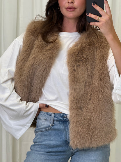 Cozy Faux Fur Weste
