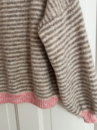 ROSÉ STRIPE PULLOVER