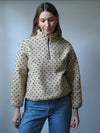 TEDDY HALF-ZIP SWEATER BEIGE