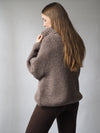 OVERSIZE STRICKPULLOVER MIT DICKEM ROLLKRAGEN