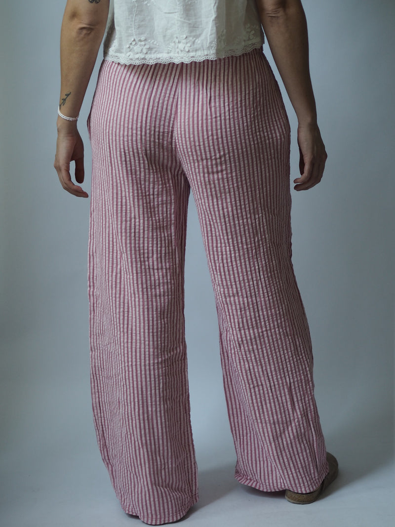 MUSSELIN HOSE LANG | SUNNY STRIPES