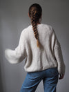 FLAUSCHIGE STRICKJACKE | OFF WHITE | DARLA