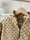 TEDDY HALF-ZIP SWEATER BEIGE