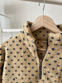 TEDDY HALF-ZIP SWEATER BEIGE