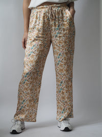 BLUMEN VISKOSE-HOSE | LEONIE