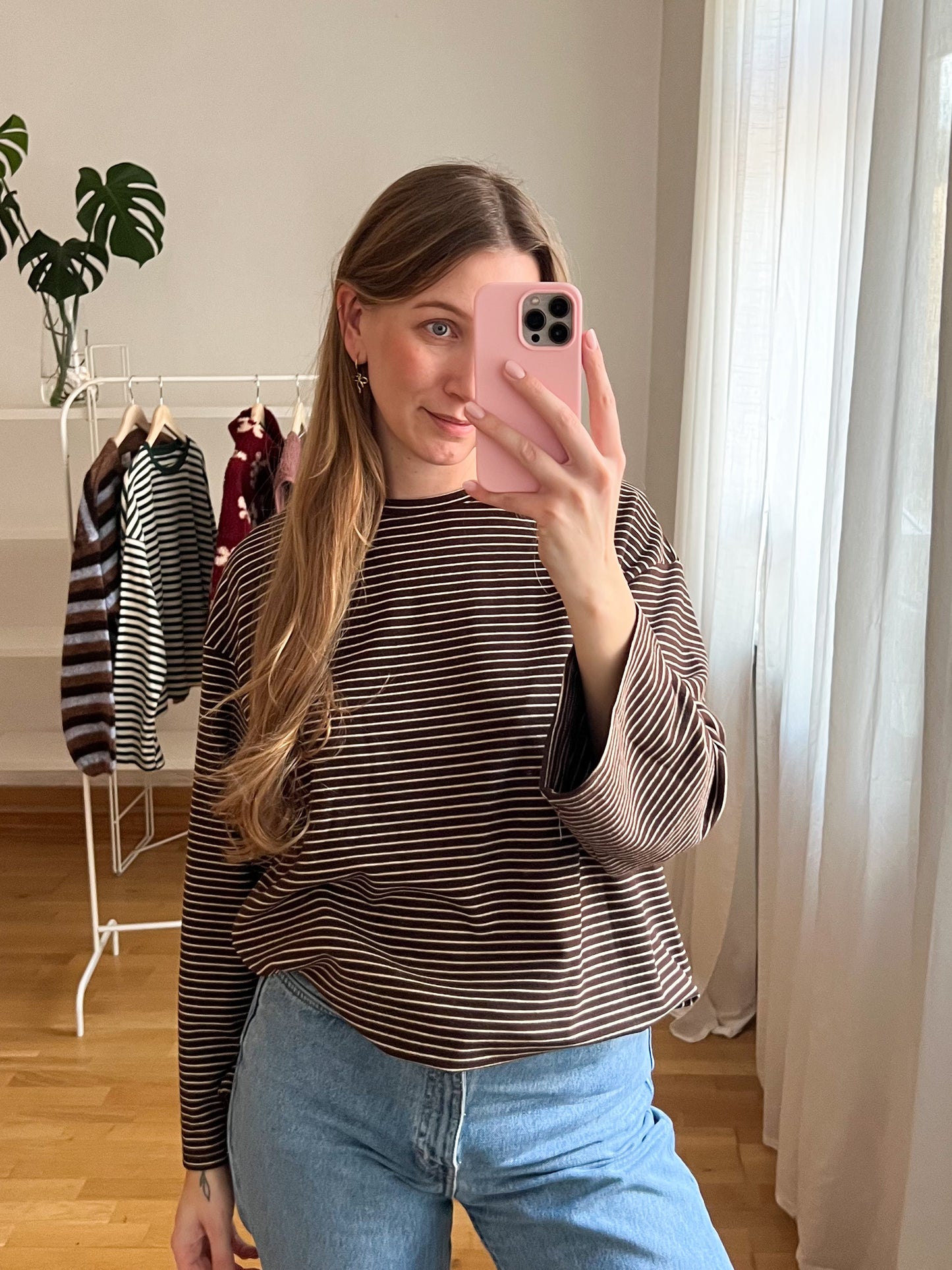 SOFT STRIPES LONGSLEEVE BROWN