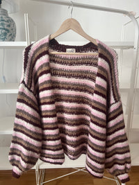 CARDIGAN ‚STRIPES & BLOOM‘