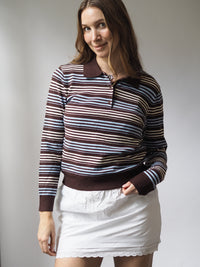 RETRO POLO KNIT