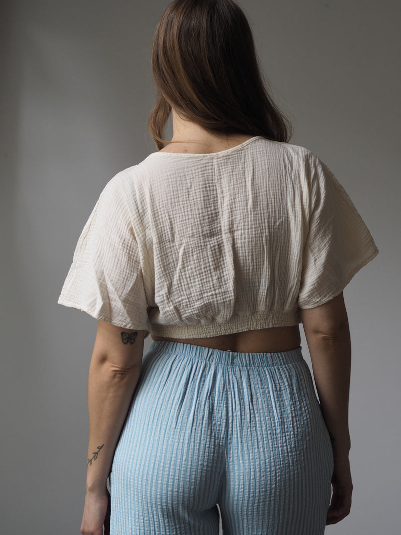 CROP MUSSELIN SHIRT | LISSI