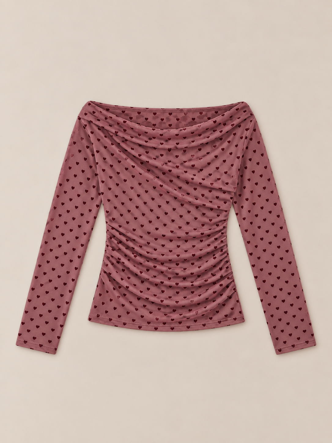 Berry Drape Top
