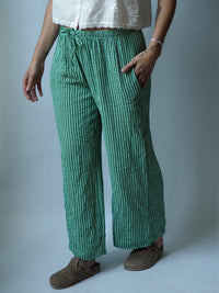 MUSSELIN HOSE LANG | SUNNY STRIPES