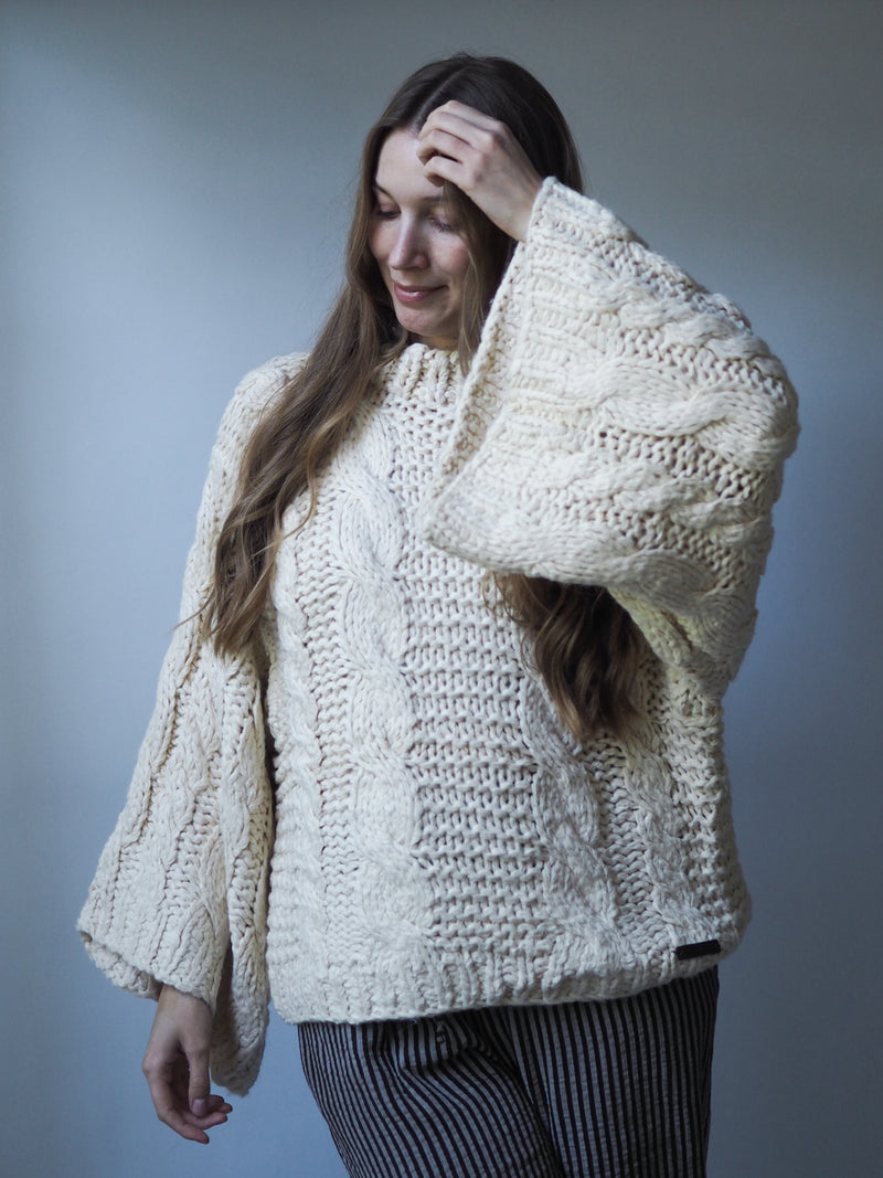 LIMITED HANDMADE COZY KNIT SWEATER