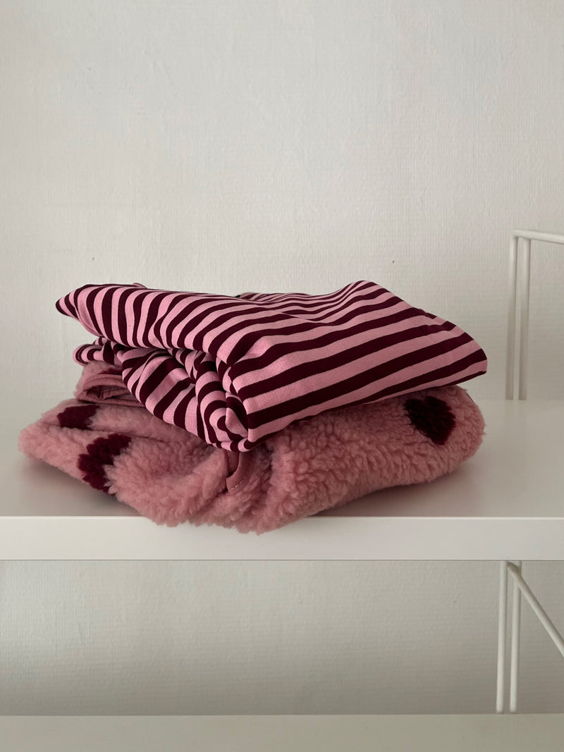 BERRY ROSE STRIPES LONGSLEEVE