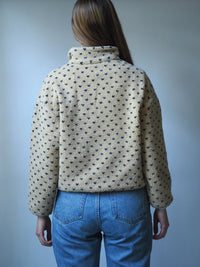 TEDDY HALF-ZIP SWEATER BEIGE