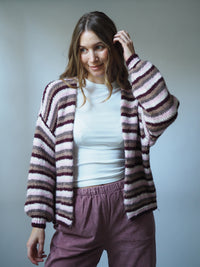 CARDIGAN ‚STRIPES & BLOOM‘