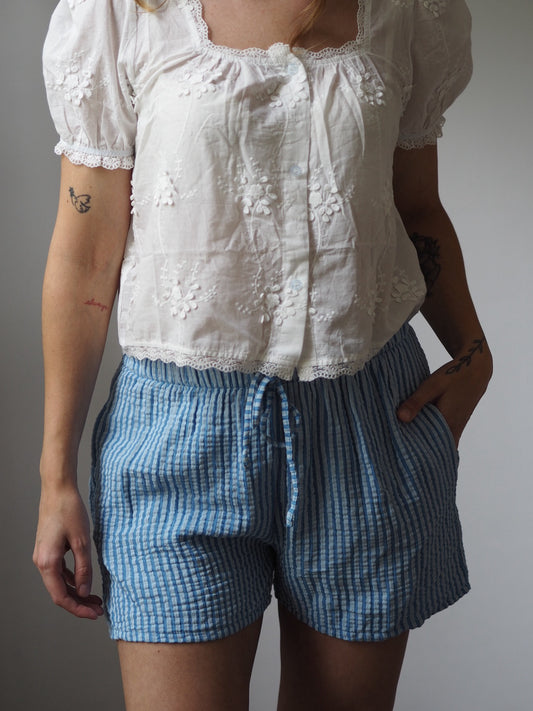 MUSSELIN SHORTS | SUNNY STRIPES