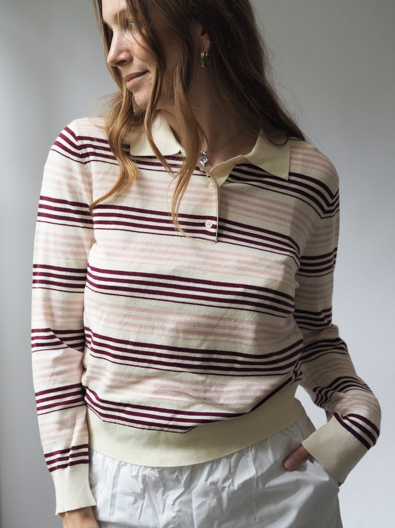 RETRO POLO KNIT