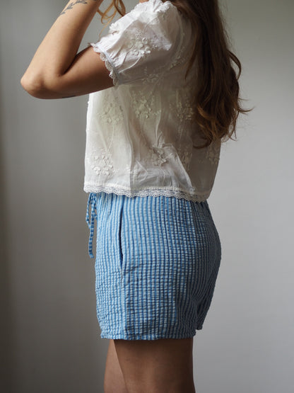 MUSSELIN SHORTS | SUNNY STRIPES