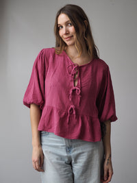 MUSSELIN BLUSE | MAILA