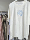 SUN&MOON WHITE & BLUE | ORGANIC OVERSIZE SHIRT