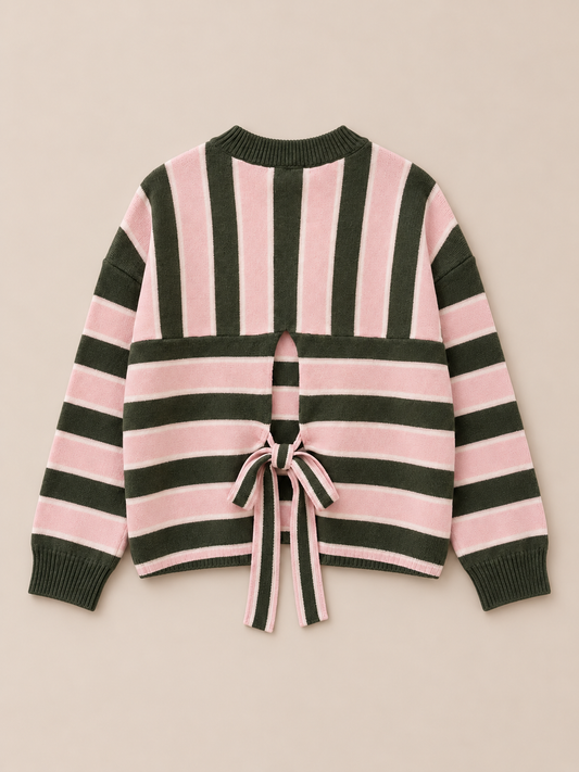 Bow Back Sweater