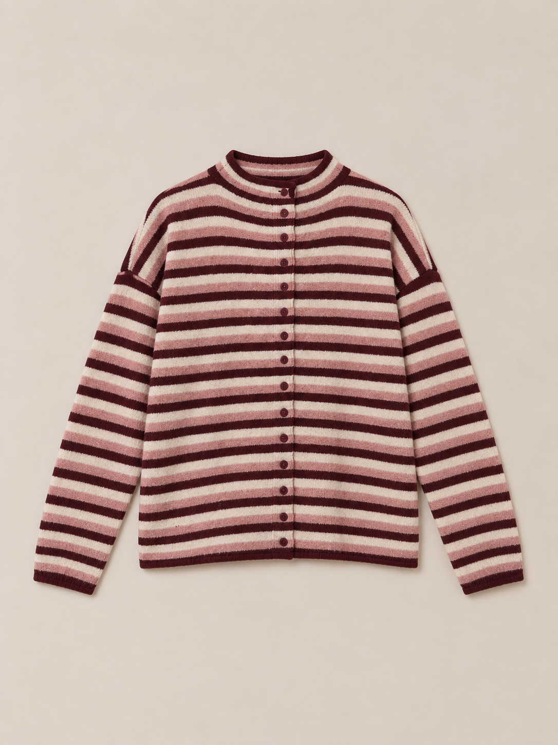 Berry Button Cardigan