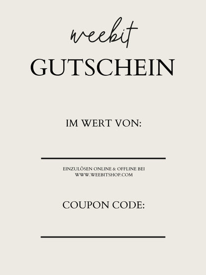 WEEBIT GUTSCHEIN